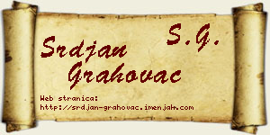 Srđan Grahovac vizit kartica